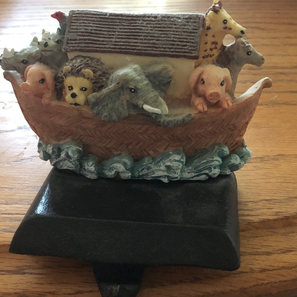 Noah's Ark Animal Figurine Sculpture - Multicolor